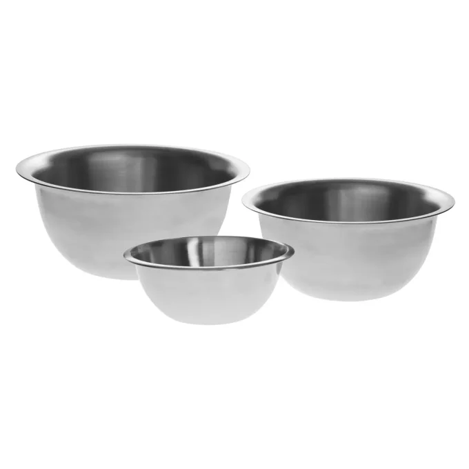 Set de 3 bols à mixer en inox S.G