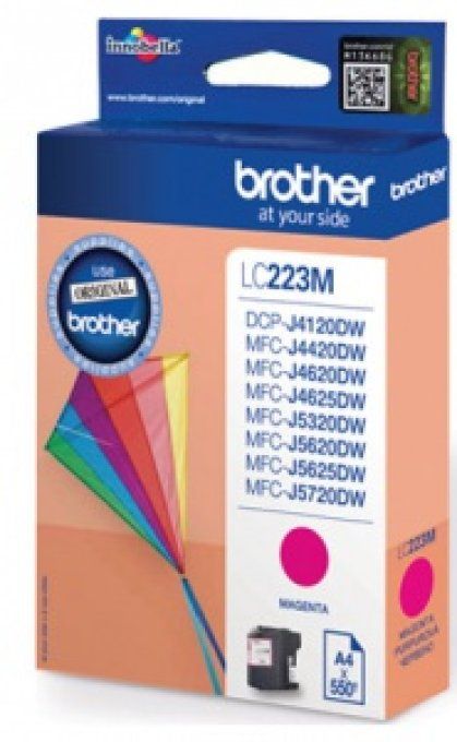 BROTHER Cartouche Encre LC223M Magenta 550 pages .