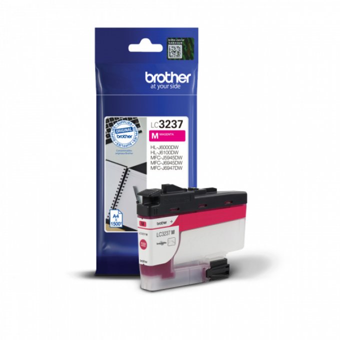 BROTHER Cartouche encre LC3237M Magenta 1 500 pages 