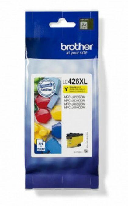 BROTHER Cartouche Encre LC426XLY Jaune 5 000 pages Pour modèles Brother MFC-J4340DW, MFC-J4540DW, MF