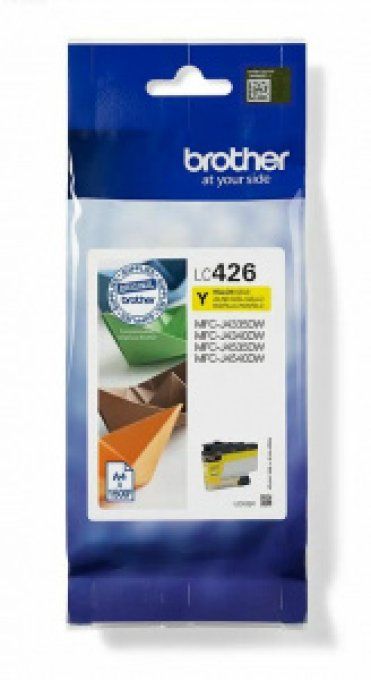 BROTHER Cartouche Encre LC426Y Jaune 1 500 pages.