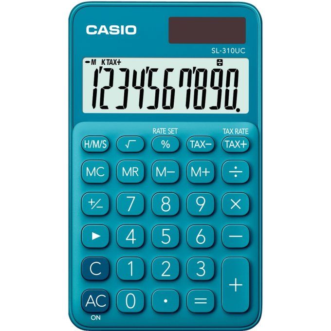 Machine à calculer de poche Casio 10 chiffres SL-310UC