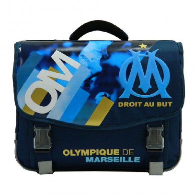 Cartable OLYMPIQUE DE MARSEILLE 41cm 2 compartiments