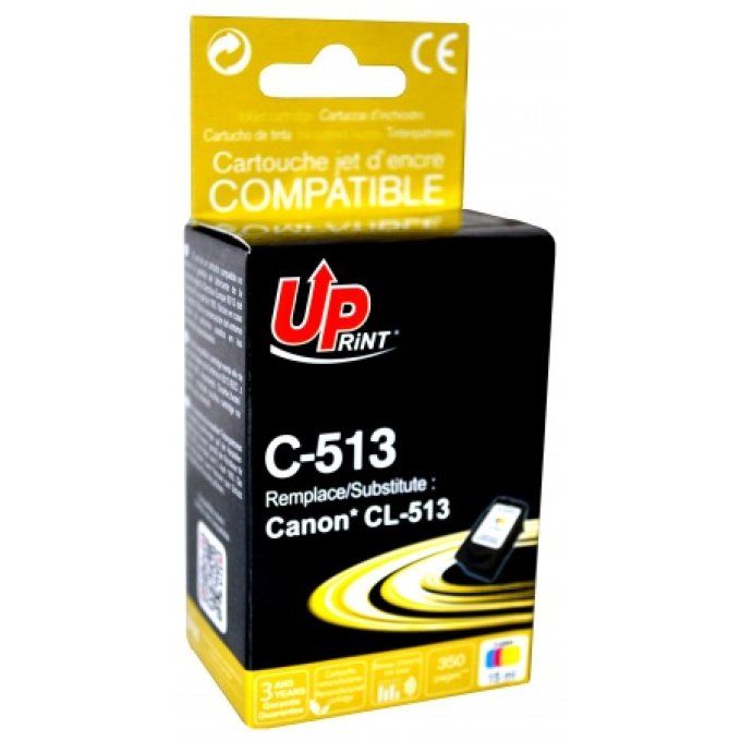 UPRINT CARTOUCHE REMANUFACTUREE CANON CL513 COULEUR