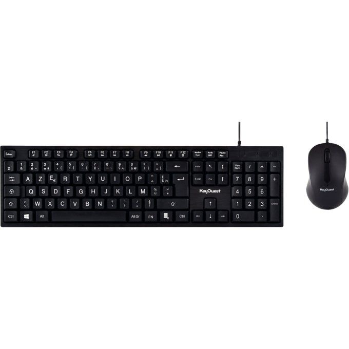 Pack clavier et souris filaire KeyOuest