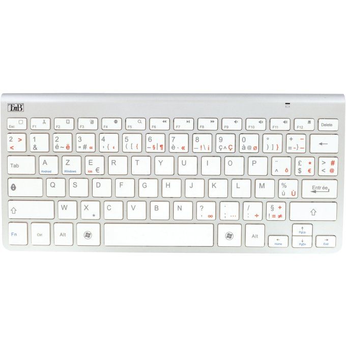 Clavier Bluetooth sans fil T'NB couleur couleur blanc