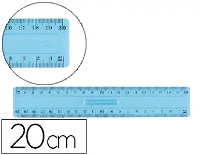 JPC Règle plate jpc 20cm incassable économique.