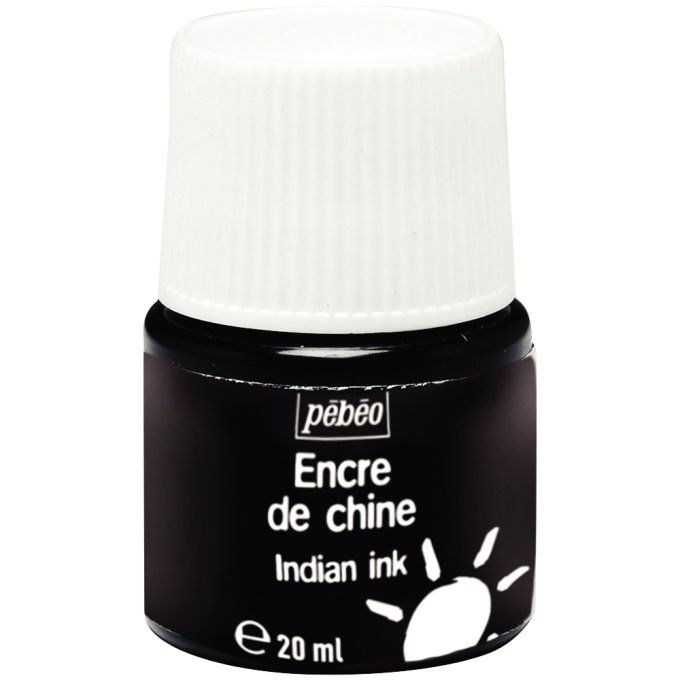 Encre de chine Flacon 20ml 