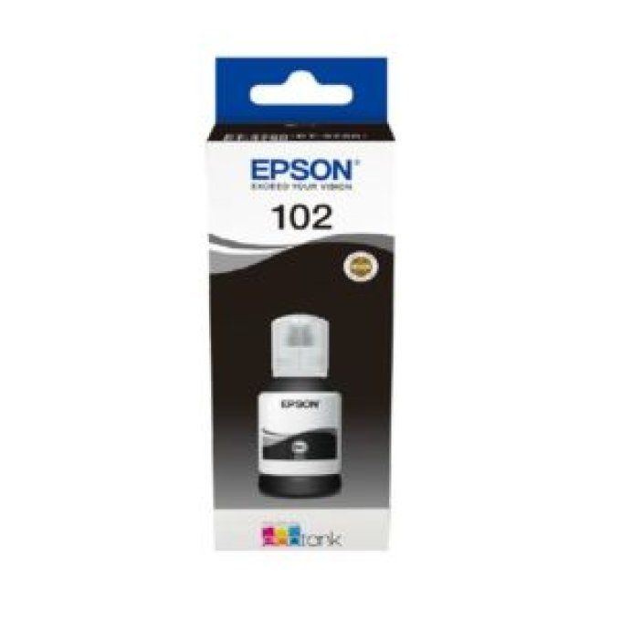 EPSON Bouteille Encre Ecotank 102 Noir Pigment 127ml