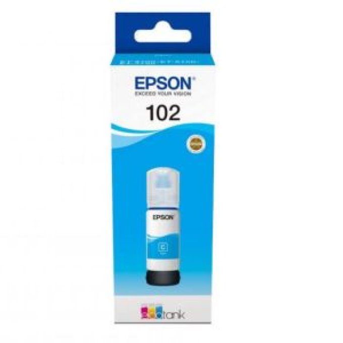 EPSON Bouteille Encre Ecotank 102 Cyan 70ml