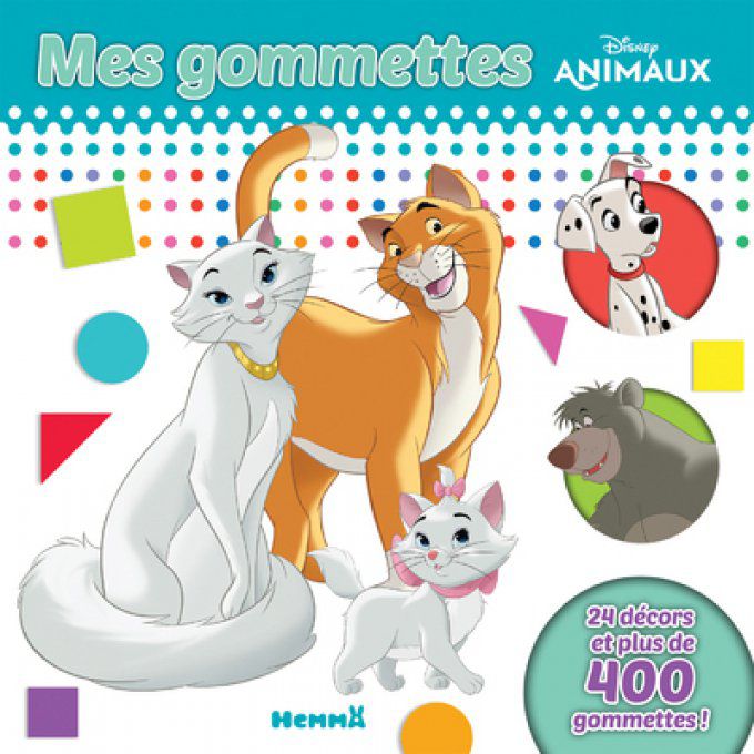 Disney animaux mes gommettes (les aristochats)