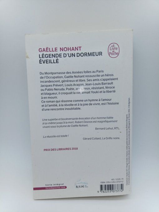 NOHANT Gaëlle   Légende d'un dormeur éveillé