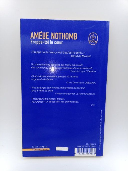 NOTHOMB Amélie  Frappe toi le coeur