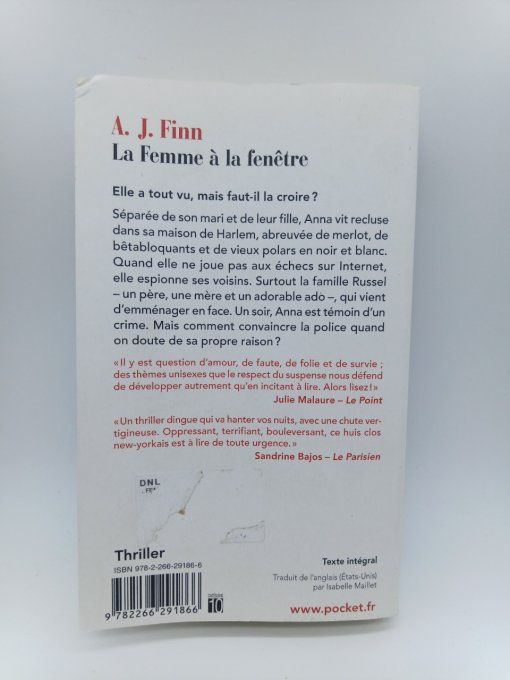 FINN AJ  La femme à la fénêtre