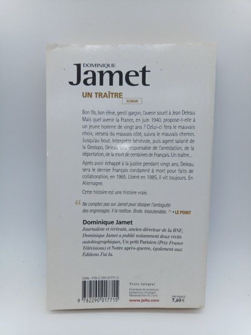 JAMET Dominique   Un traître