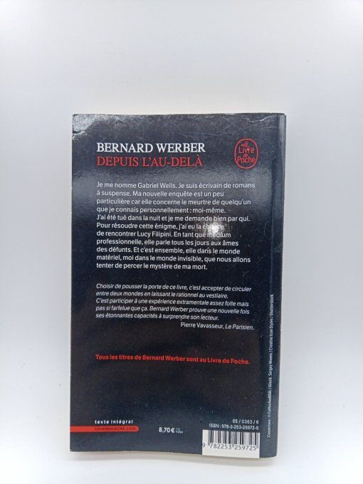 WEBER Bernard  Depuis l'au-delà