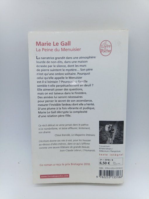 LE GALL Marie  La peine du menuisier