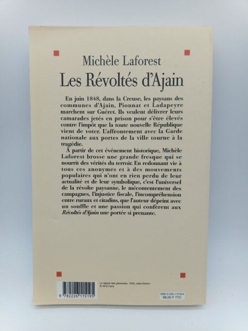 LAFOREST Michèle   Les révoltés d'Ajain