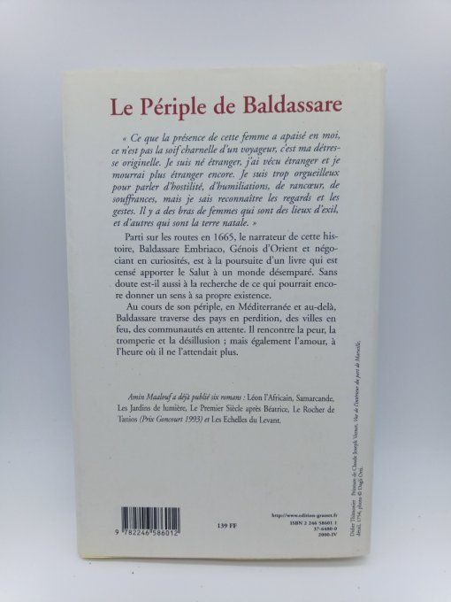 MAALOUF Amin   Le périple de Baldassare