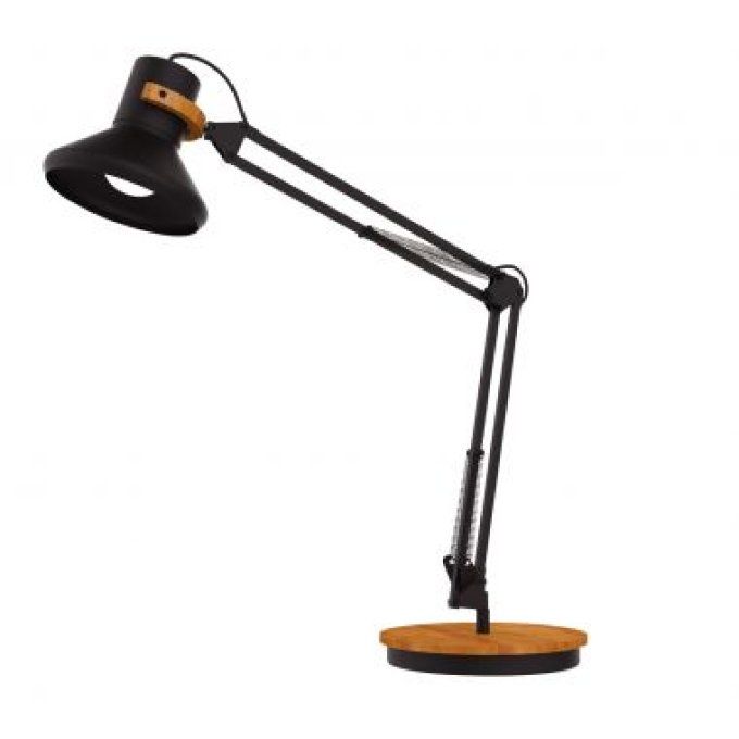 Lampe LED Baya Bamboo noire