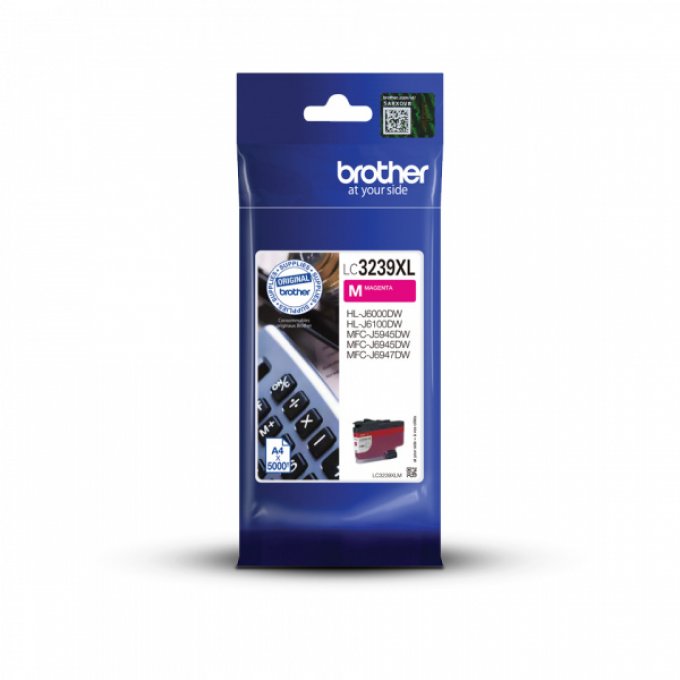 BROTHER Cartouche encre LC3239XLM Magenta 5 000 pages 