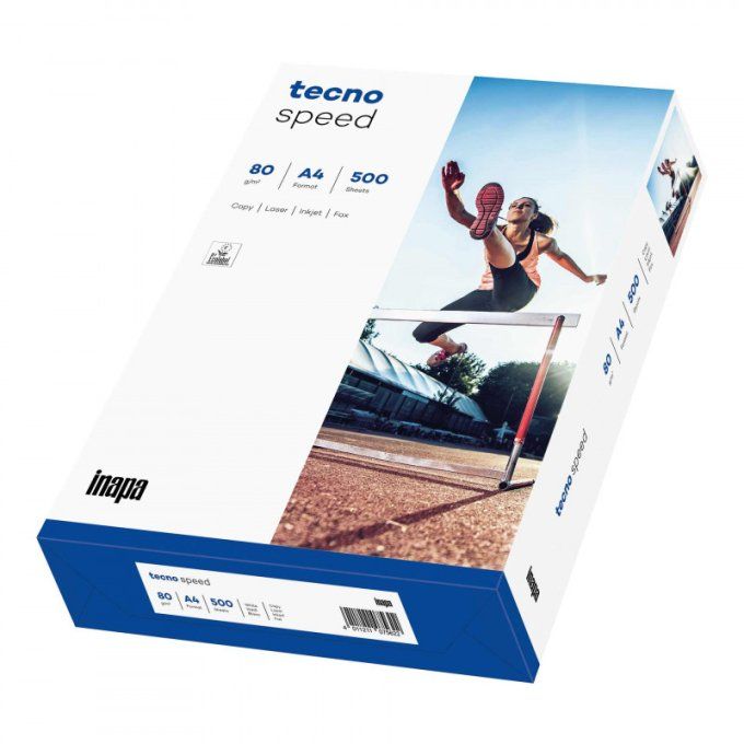 Ramette papier A4 80g TECNO SPEED, papier reprographique, blanc, 500 Feuilles