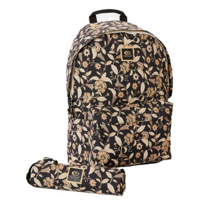 Sac à dos RIP CURL Dome Dreamer Black 1 compartiment + Trousse OFFERTE