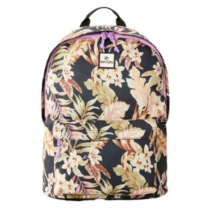 Sac à dos RIP CURL Tropical 1 compartiment Noir + trousse OFFERTE