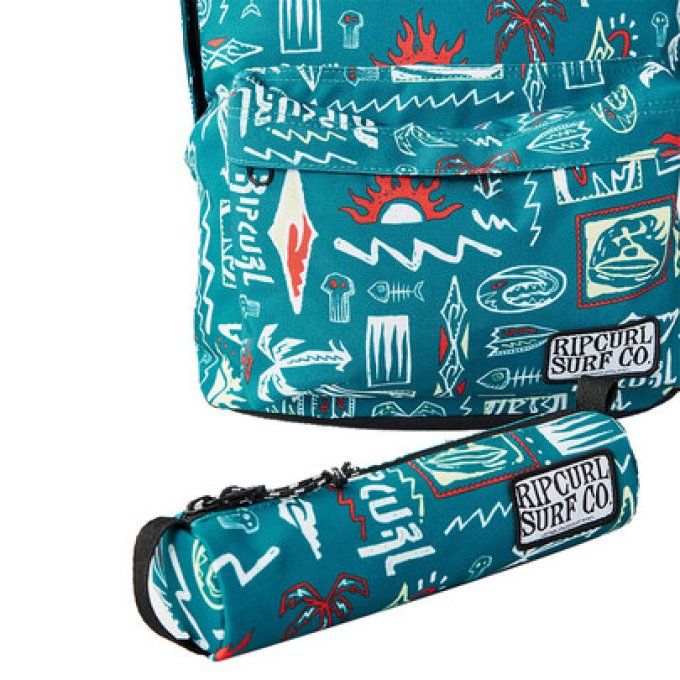 Sac à dos RIP CURL Dome Bts 1 compartiment Ocean + Trousse OFFERTE