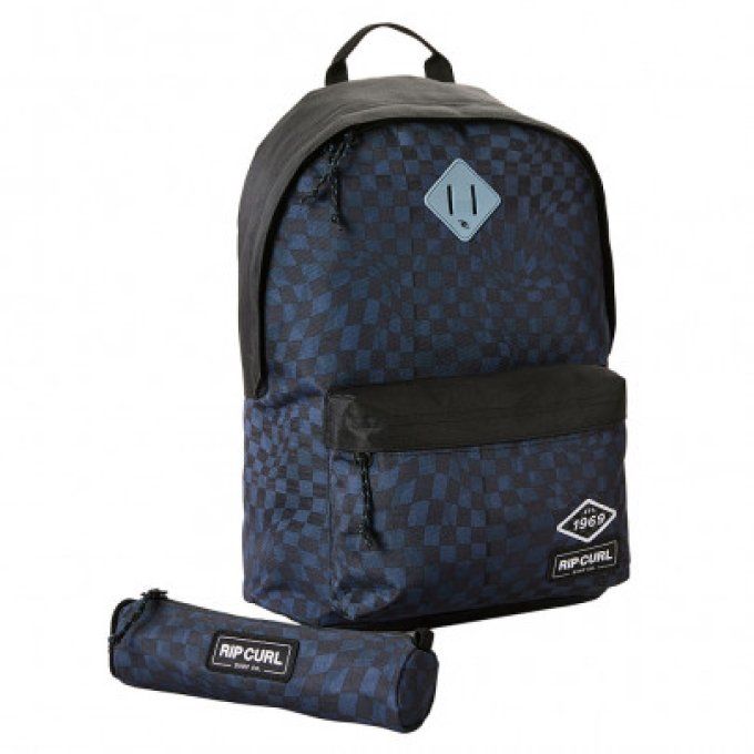 Sac à dos RIP CURL Dome Navy 1 compartiment + Trousse OFFERTE