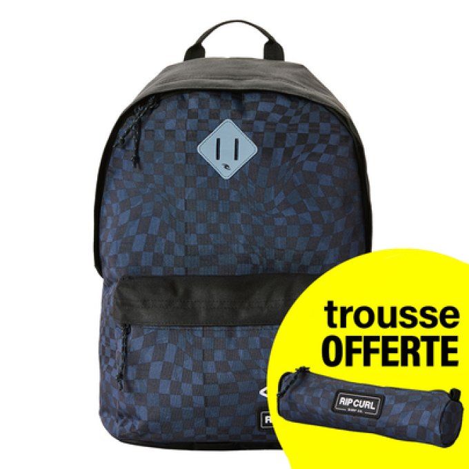 Sac à dos RIP CURL Dome Navy 1 compartiment + Trousse OFFERTE