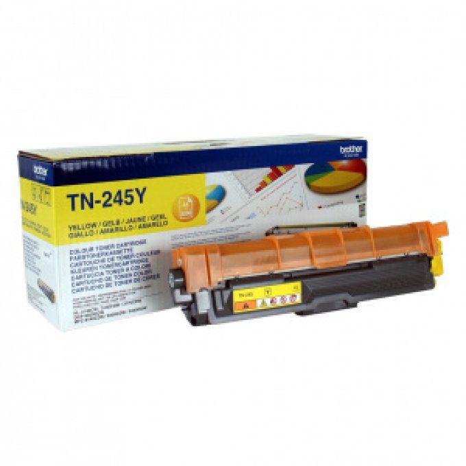 BROTHER Cartouche Toner TN245Y Jaune 2200 pages