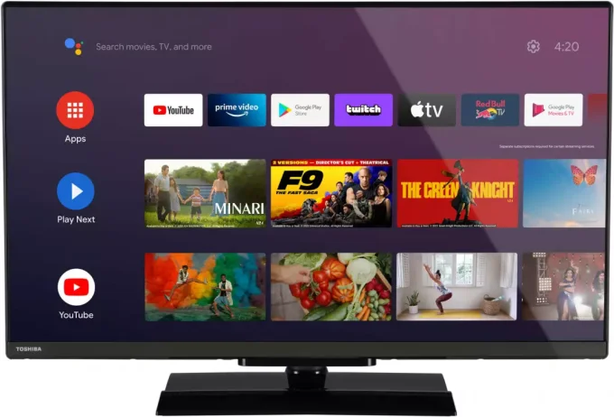 TOSHIBA 80cm DLED HDR 80 android tv.