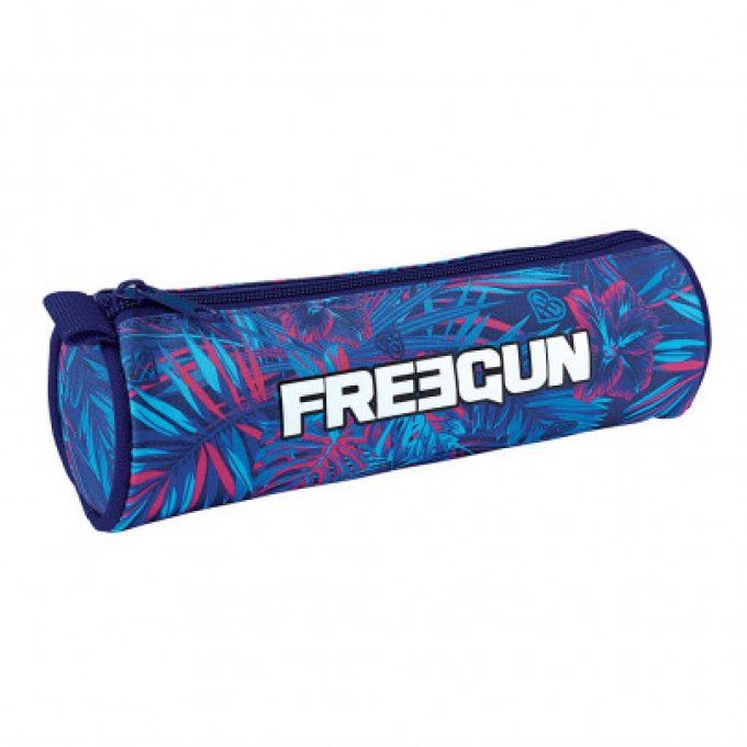 Trousse ronde FREEGUN Jungle Blue