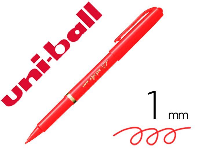 Feutre UNI-BALL  sign pen  pointe feutre nylon ogive largeur trace 1mm 